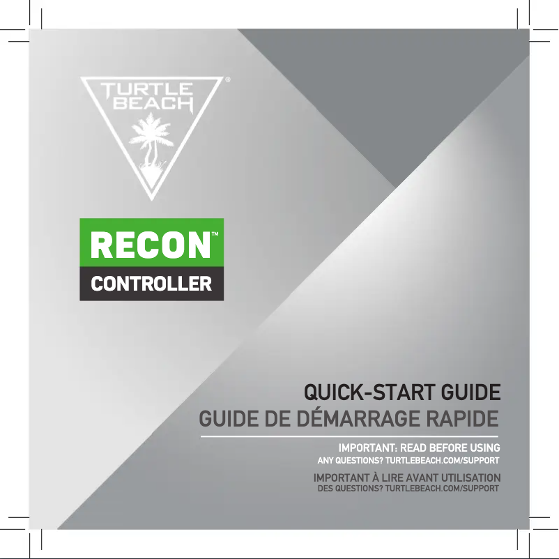 First page image of the manual for Recon Controller