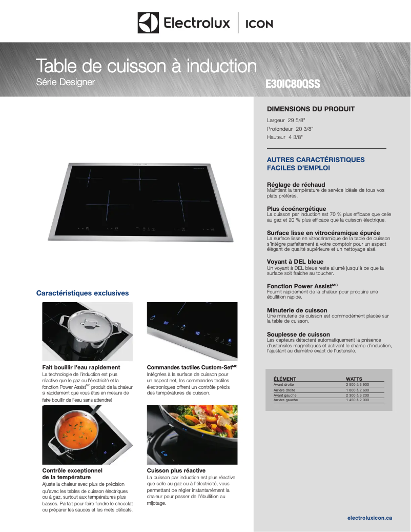 First page image of the manual for E30IC80QSS