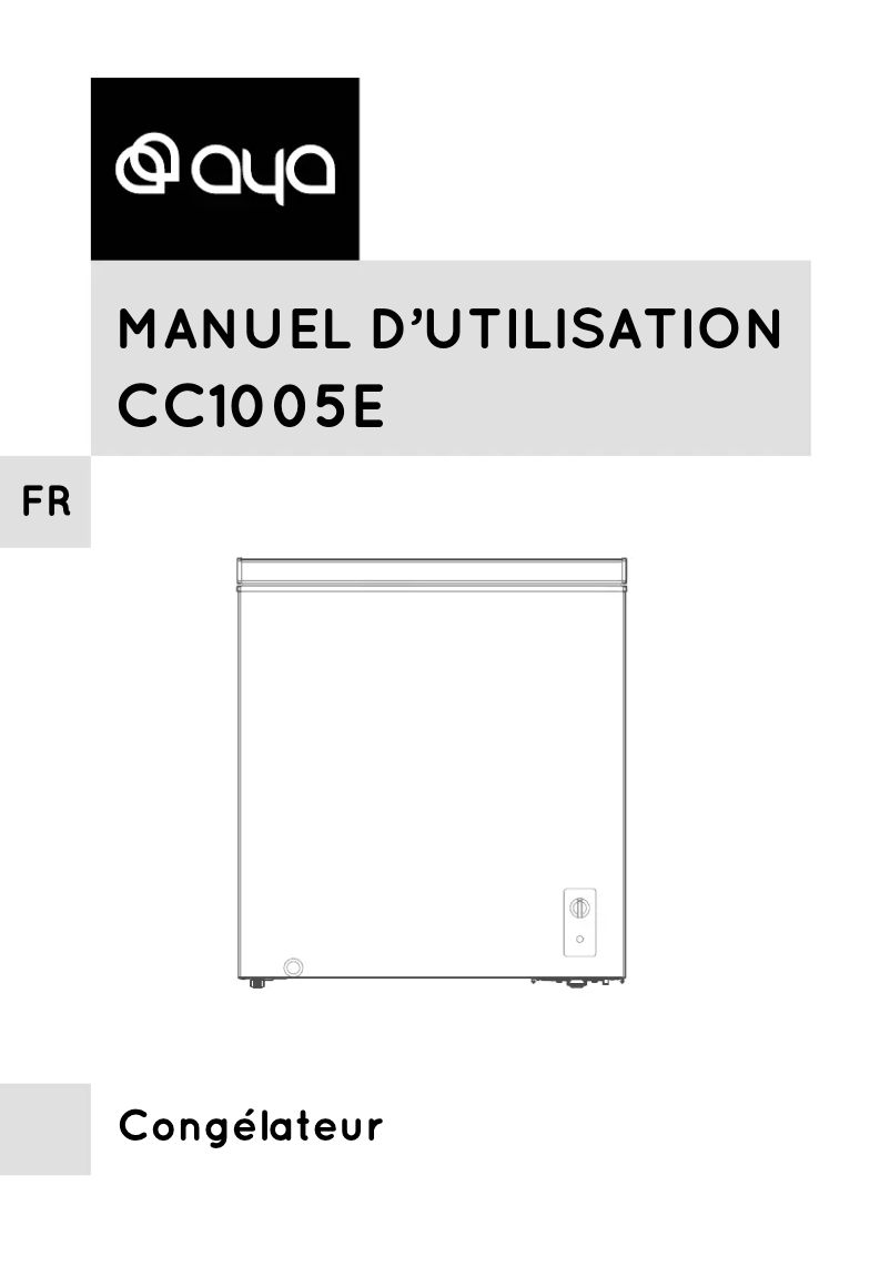 First page image of the manual for CC1005E