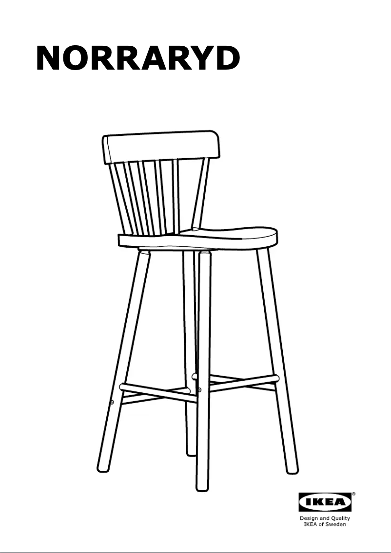 First page image of the manual for NORRARYD 704.084.49