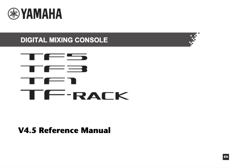 First page image of the manual for TF-Rack