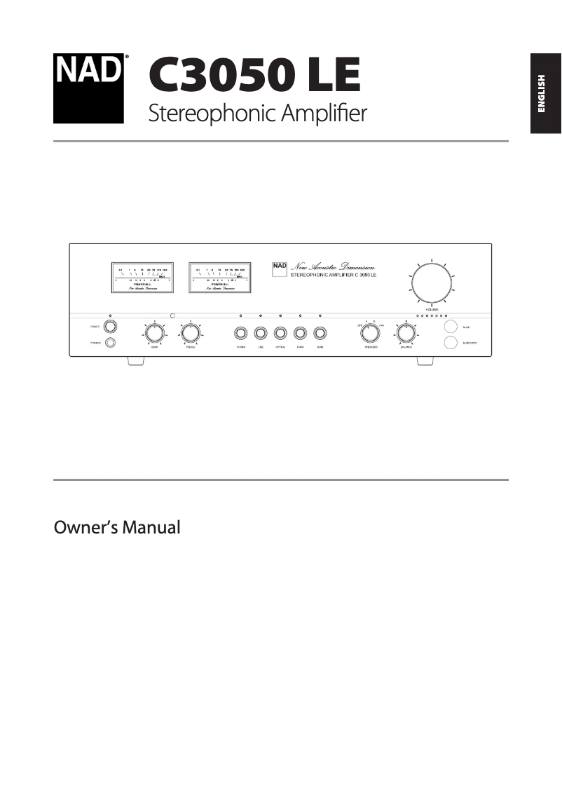 First page image of the manual for C 3050 LE