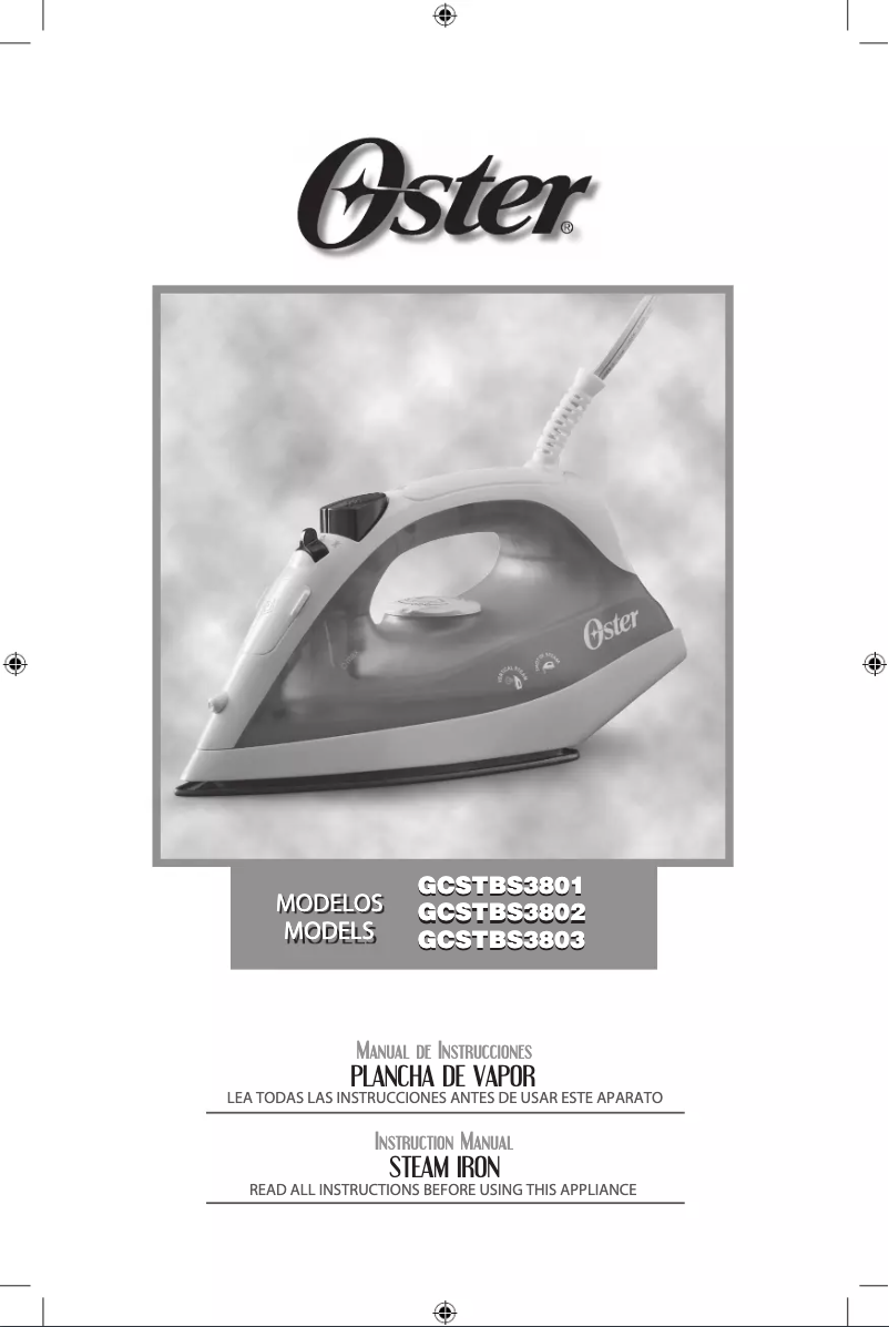 First page image of the manual for GCSTBS3802