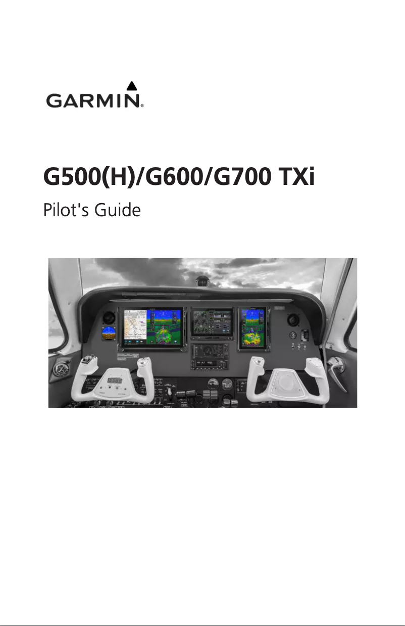 First page image of the manual for G500 TXi
