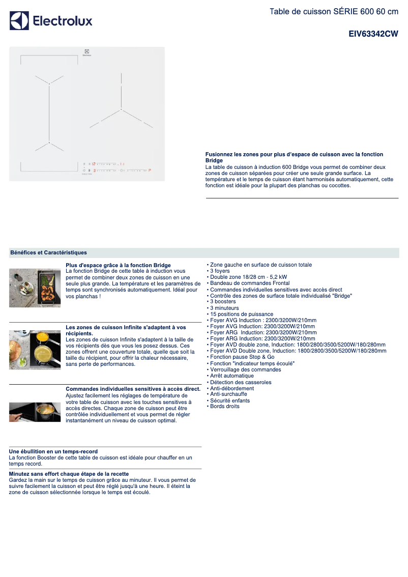 First page image of the manual for EIV63342CW