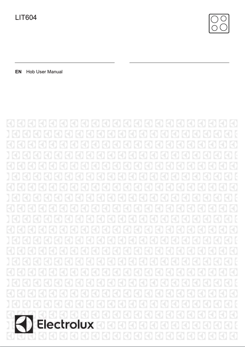 Page 1 of the manual User Manual Electrolux LIT604