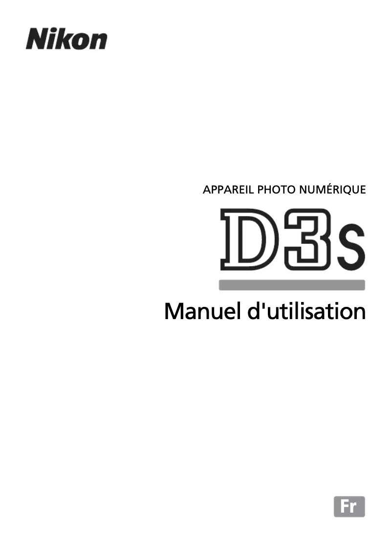 First page image of the manual for D3S