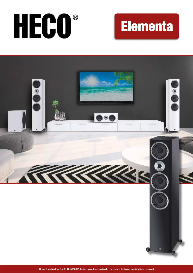 First page image of the manual for Elementa 700