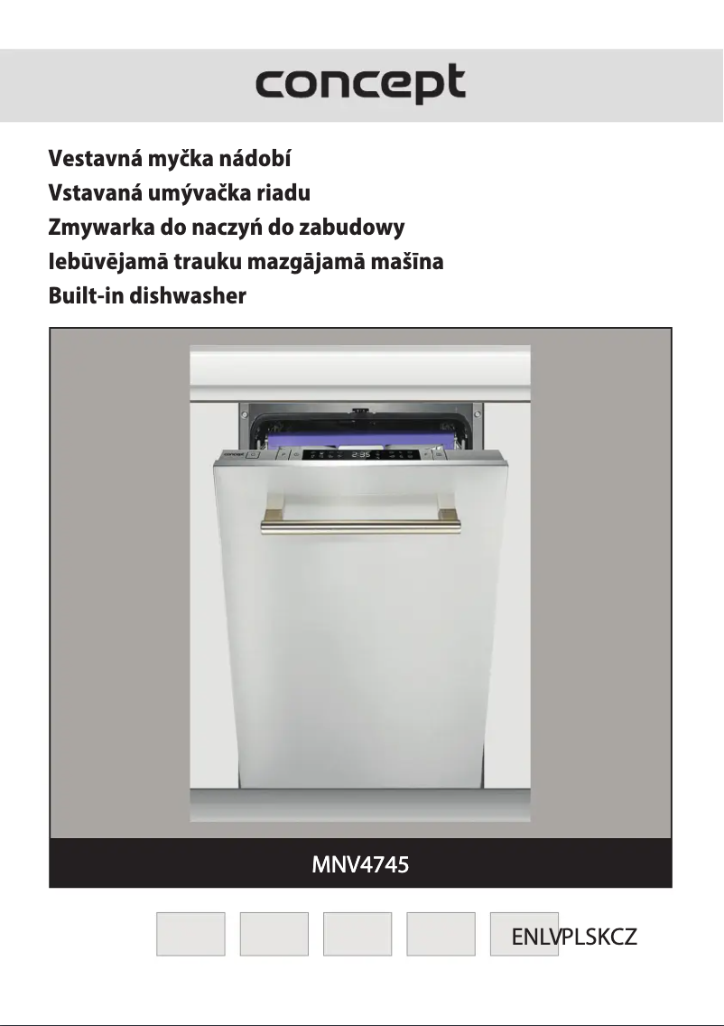 First page image of the manual for MNV4745