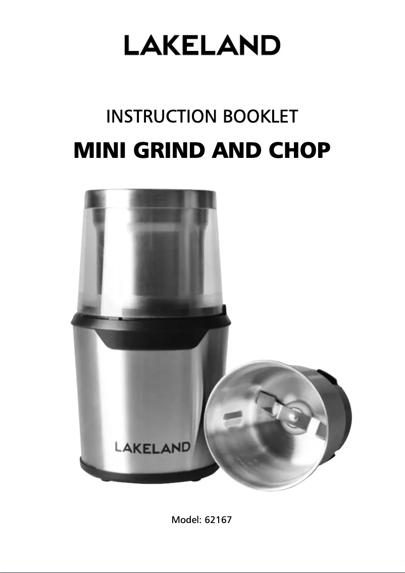 First page image of the manual for 62167