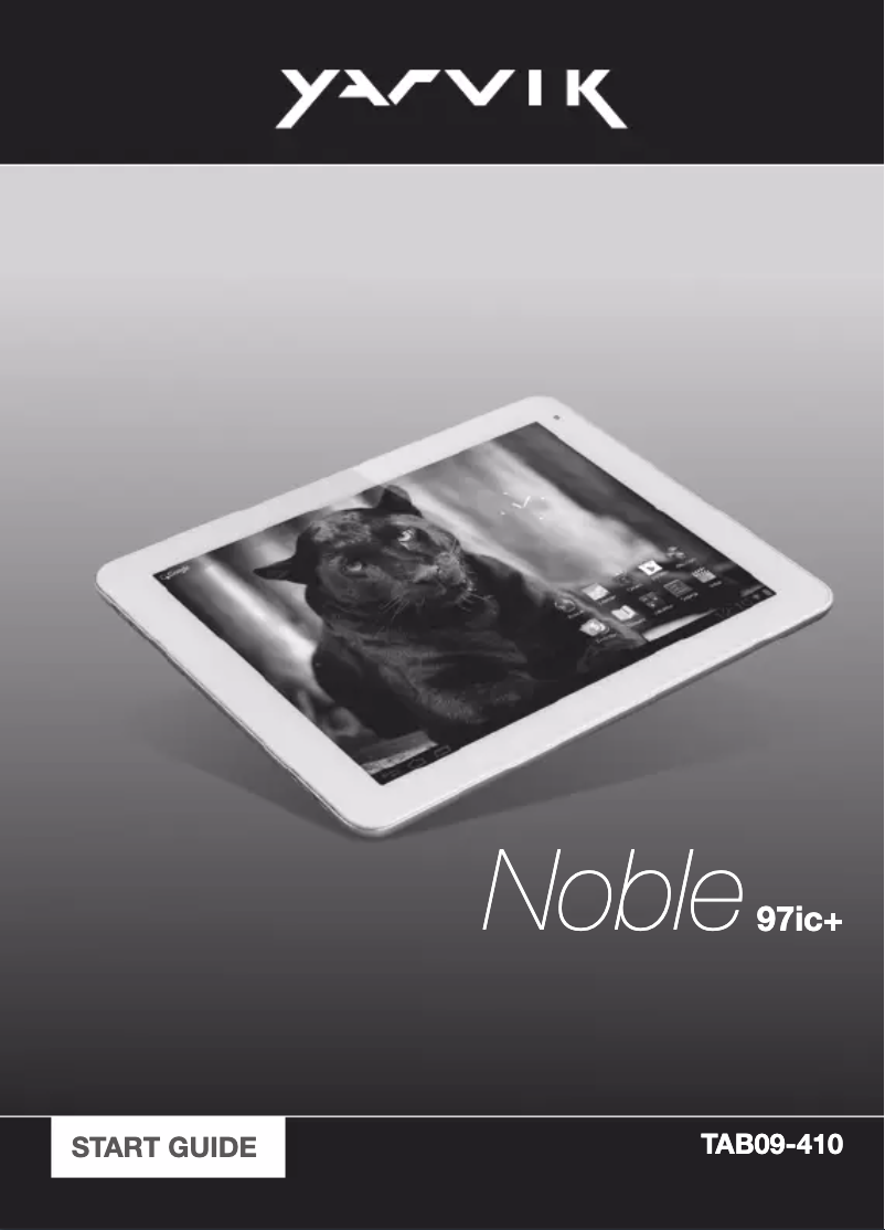 First page image of the manual for Noble 9.7