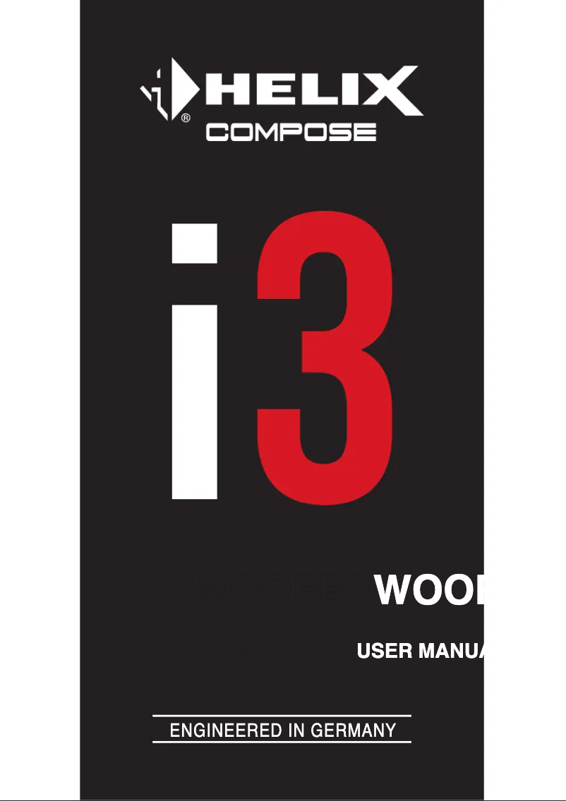 Page 1 of the manual User Manual Helix Compose Ci3 W200FM-S2