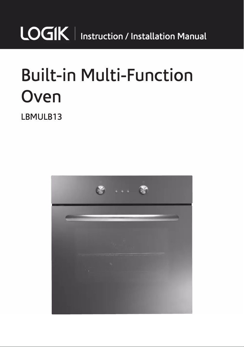 First page image of the manual for LBMULB13