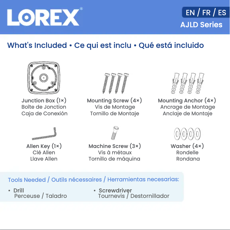 First page image of the manual for AJLD-1W