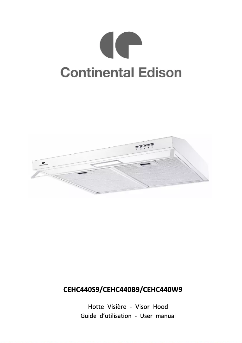 First page image of the manual for CEHC440W9