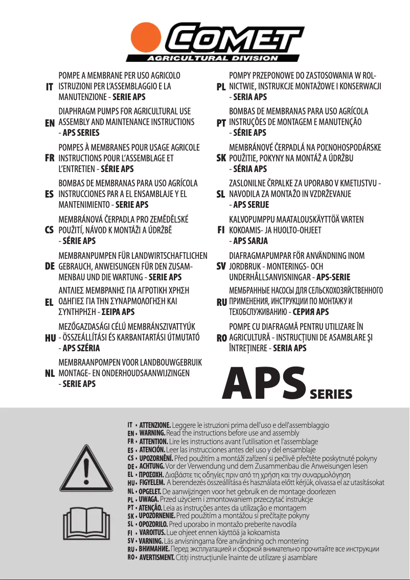 Page 1 of the manual User Manual Comet APS 51