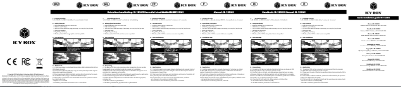 First page image of the manual for IB-183M2