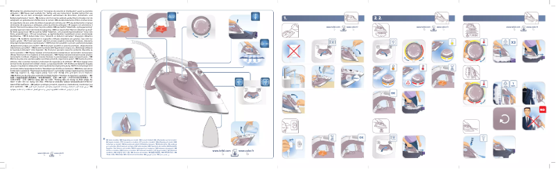 First page image of the manual for Easygliss Plus FV5714E0