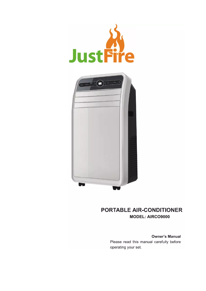 First page image of the manual for 9000