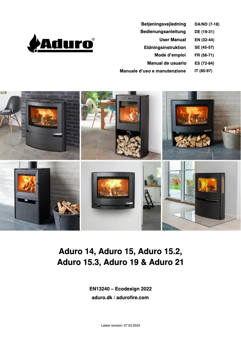 First page image of the manual for 21