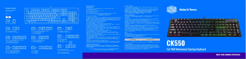 First page image of the manual for Coolermaster