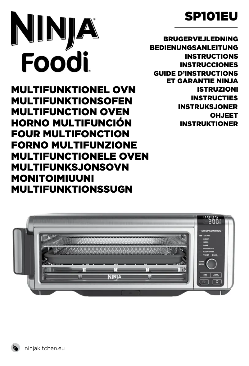 Page 1 of the manual User Manual Ninja Foodi SP101EU