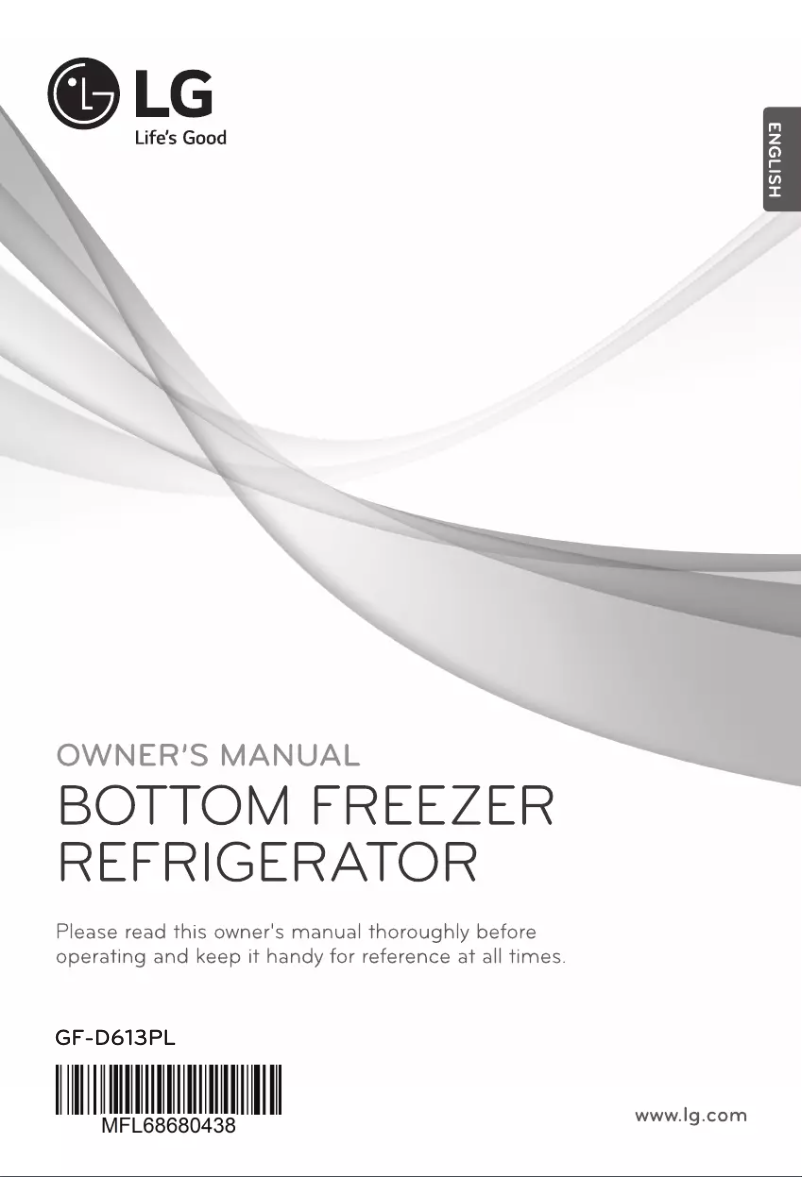 First page image of the manual for GF-D613PL