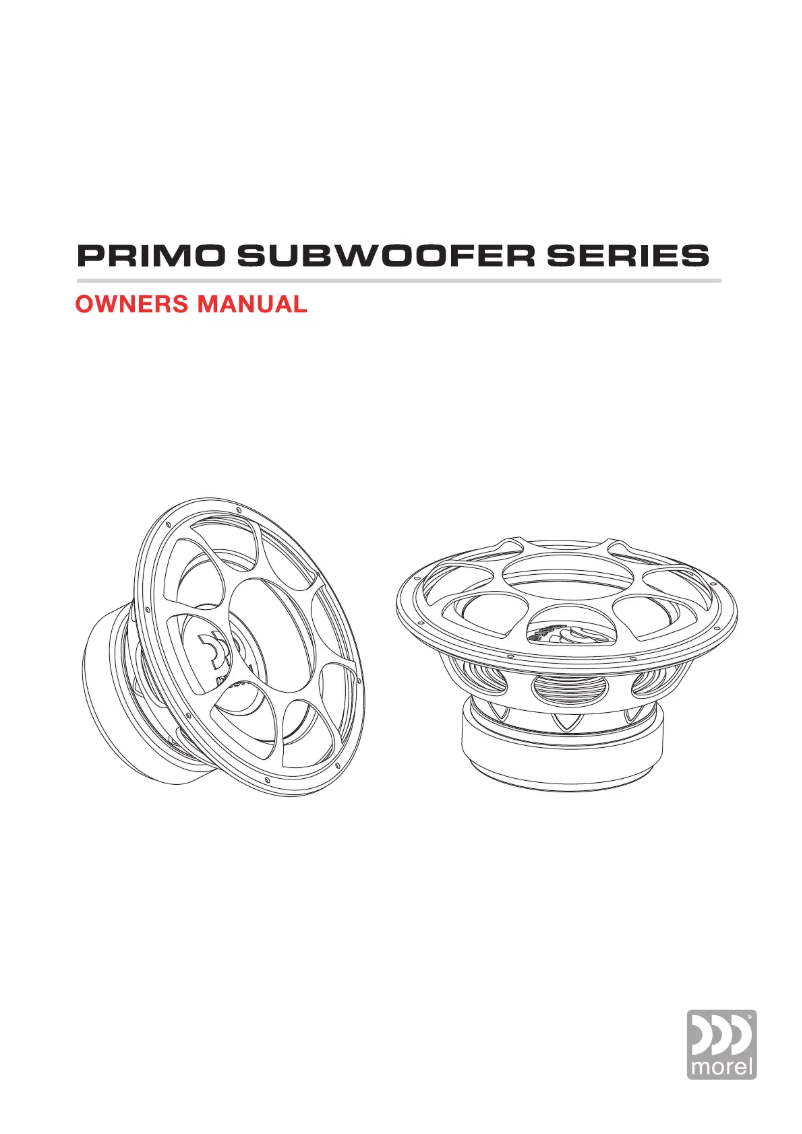 First page image of the manual for Primo 124
