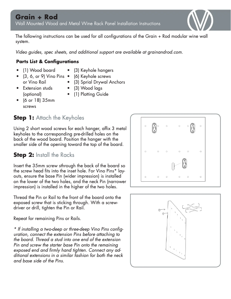 First page image of the manual for GNR-VP2K