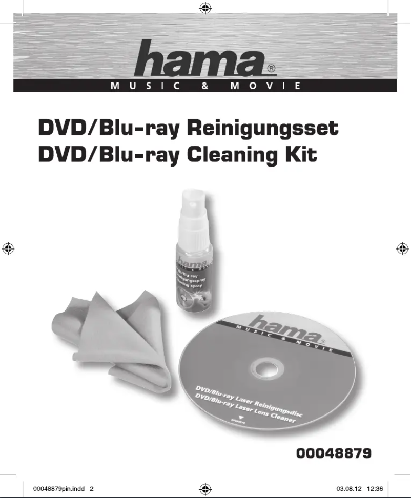 Image de la première page du manuel de l'appareil 48879