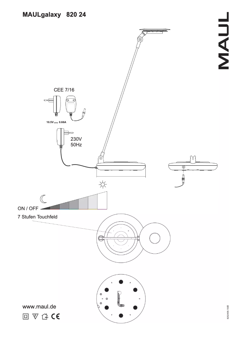 First page image of the manual for Galaxy