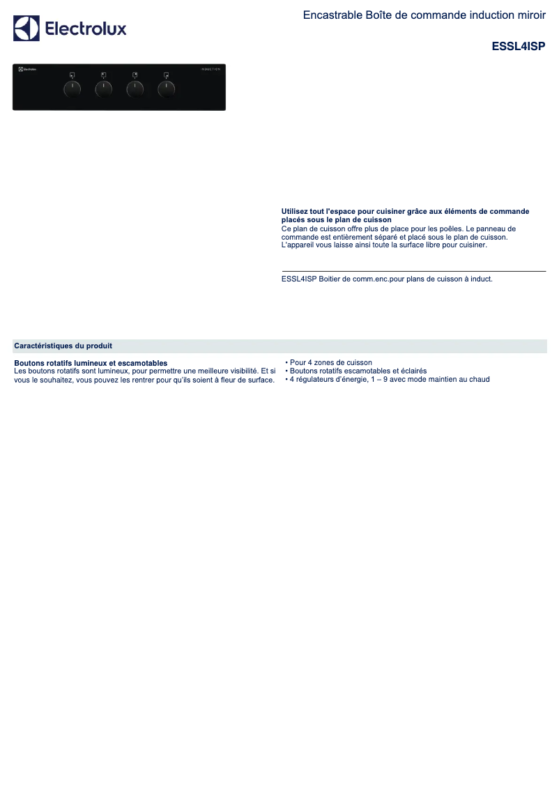 First page image of the manual for ESSL4ISP