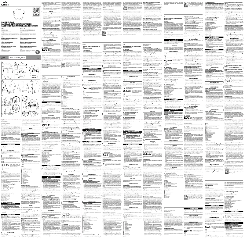 First page image of the manual for IAN 388695