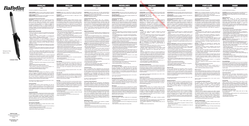 First page image of the manual for C450E
