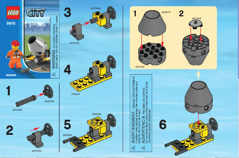 Page 1 of the manual User Manual Lego City 5610