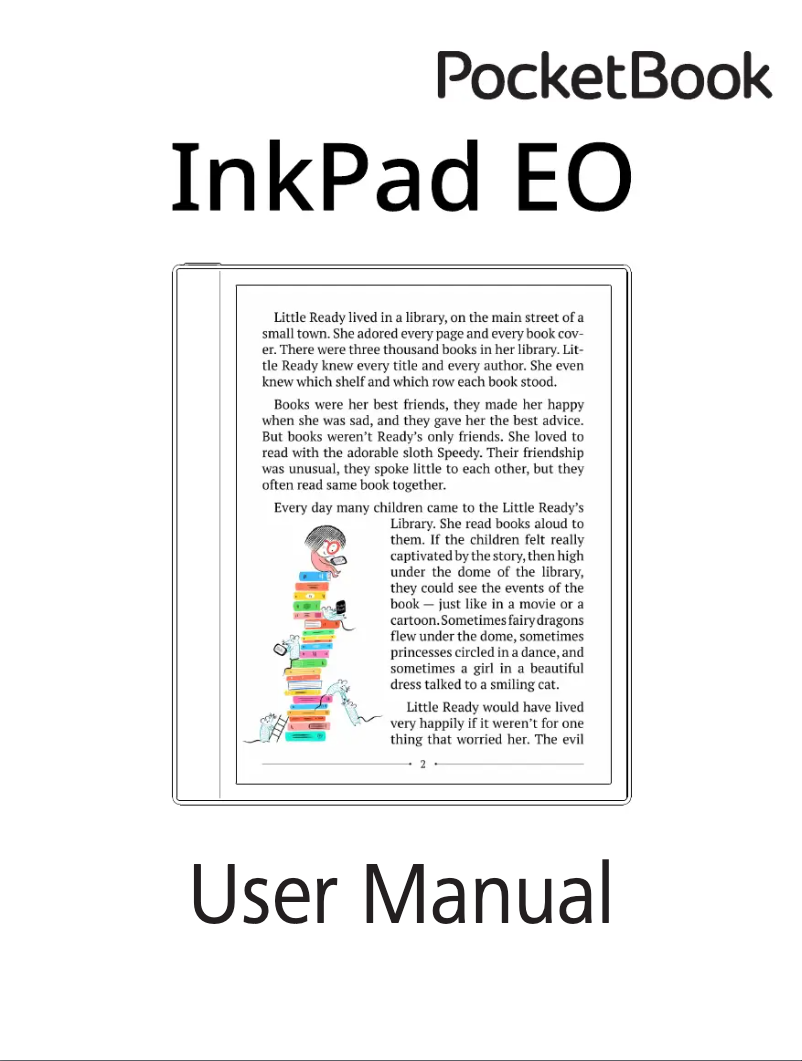 First page image of the manual for InkPad EO