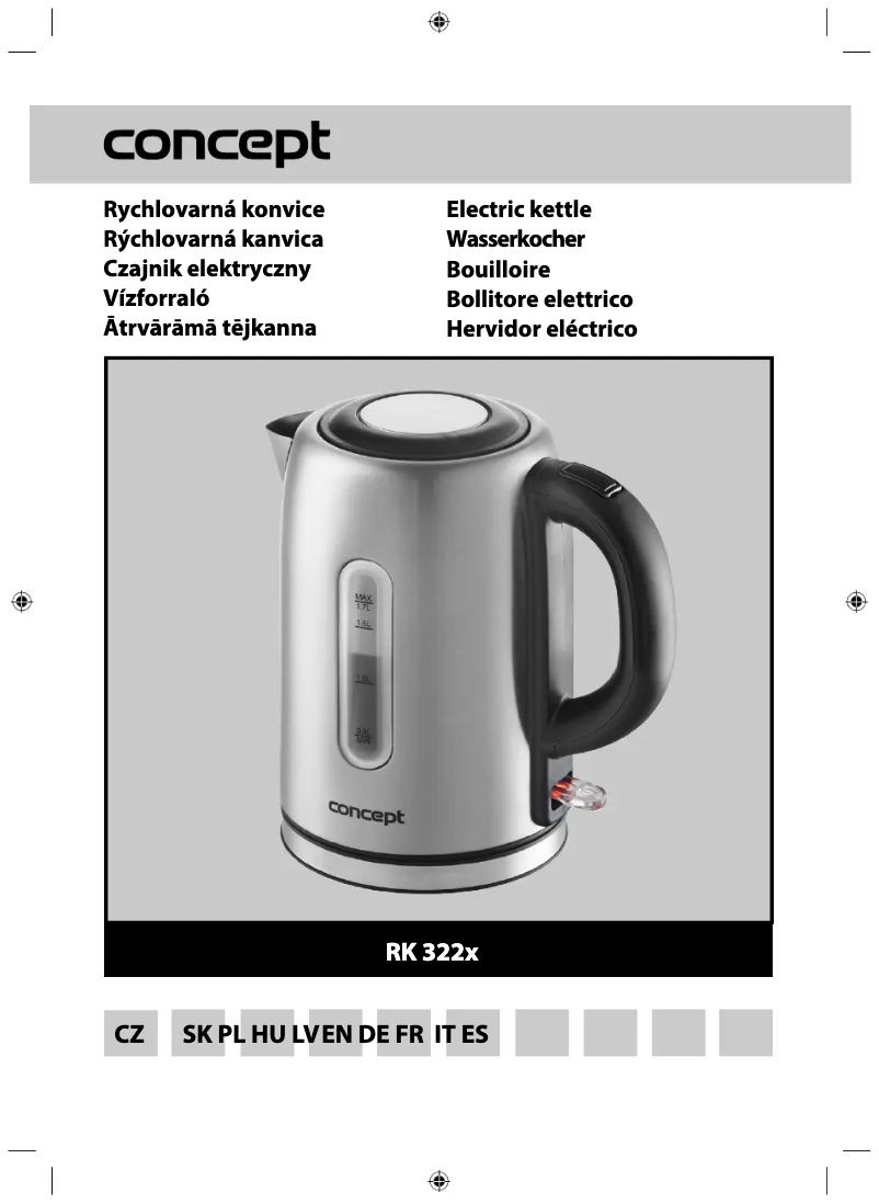 Page 1 of the manual User Manual Concept RK3220