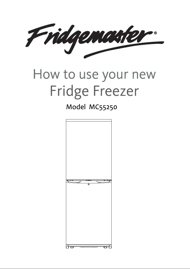 First page image of the manual for MC55250