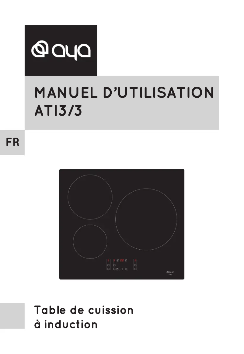 First page image of the manual for ATI3