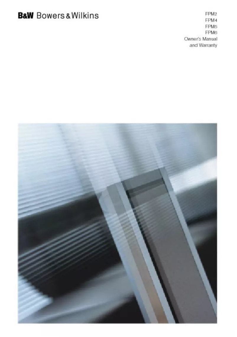 First page image of the manual for FPM4