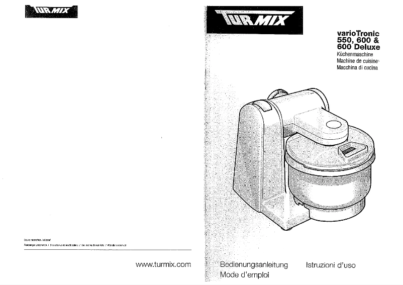 First page image of the manual for VarioTronic 550