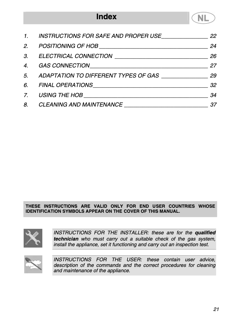 First page image of the manual for GKC641-3