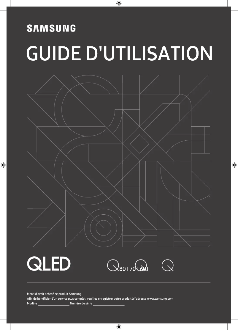 First page image of the manual for QA58Q60TAU