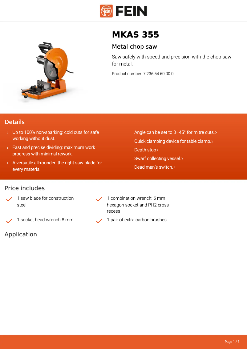 First page image of the manual for MKAS 355