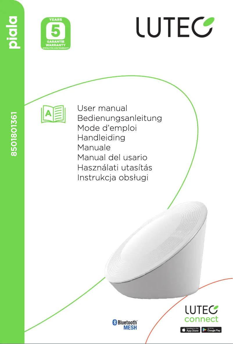 First page image of the manual for Piala