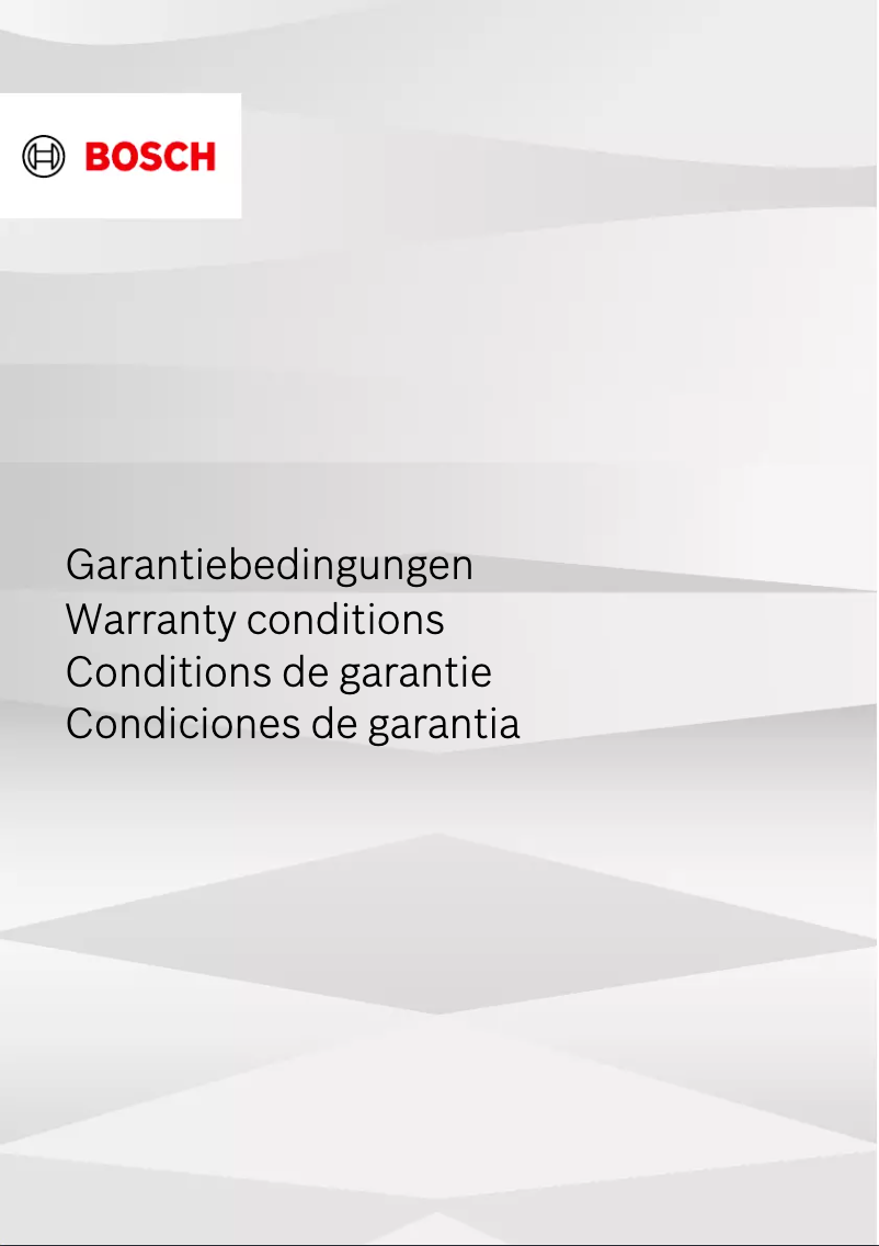 Page 1 of the manual User Manual Bosch BGB38HYG1