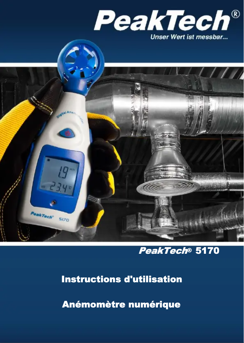 First page image of the manual for 5170