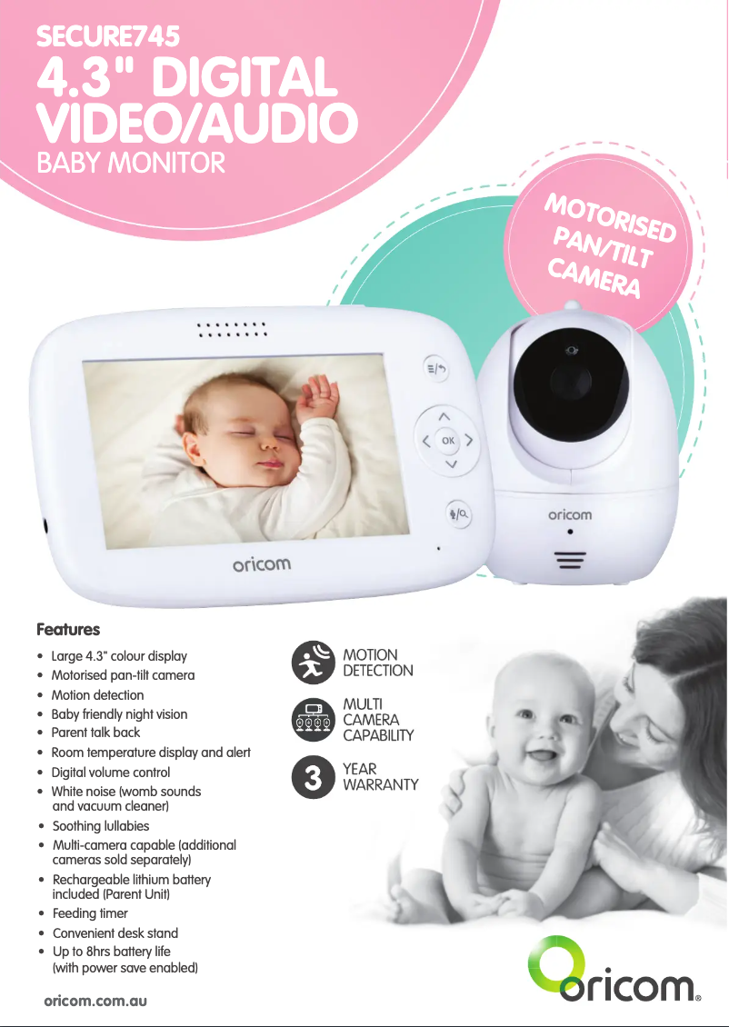 Image de la première page du manuel de l'appareil Secure 745