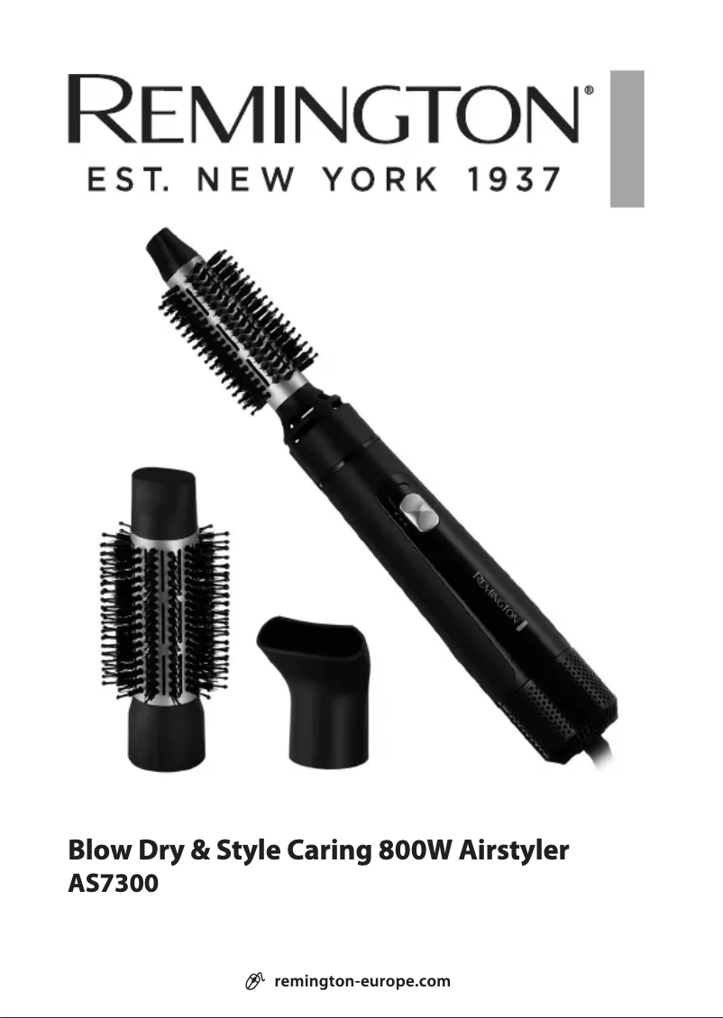 First page image of the manual for Blow Dry & Style AS7300