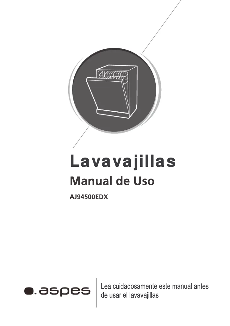 Page 1 of the manual User Manual Aspes AJ94500EDX